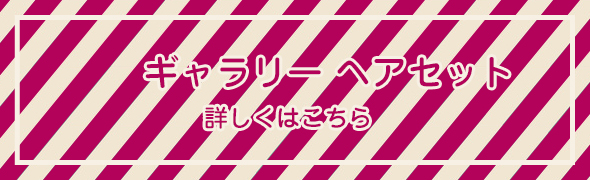 ギャラリーヘアセット 詳しくはこちら